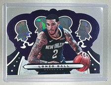 Lonzo Ball 2019 Panini Crown Royale #80 Crystal Purple /25