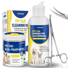 Dog Ear Hair Removal Tool,Dog Ear Infection Treatment with 5.5 Inch Tweezers ...