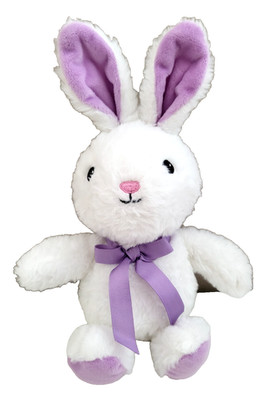 Anko Bunny Plush White Purple Rabbit 12'' Easter Mini Kmart Target Soft Toy 30cm