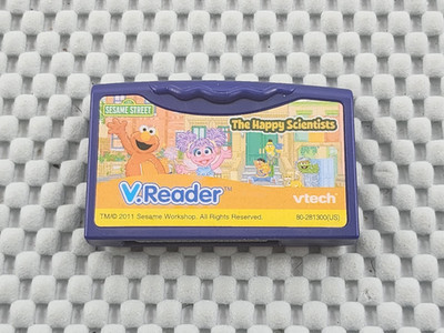 VTech V.Reader Cartridge Only Sesame Street The Happy Scientist 2011 