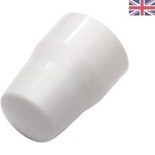 Elegant White Push-Fit Radiator Caps - 4 Count for Radiator Safety Solutions