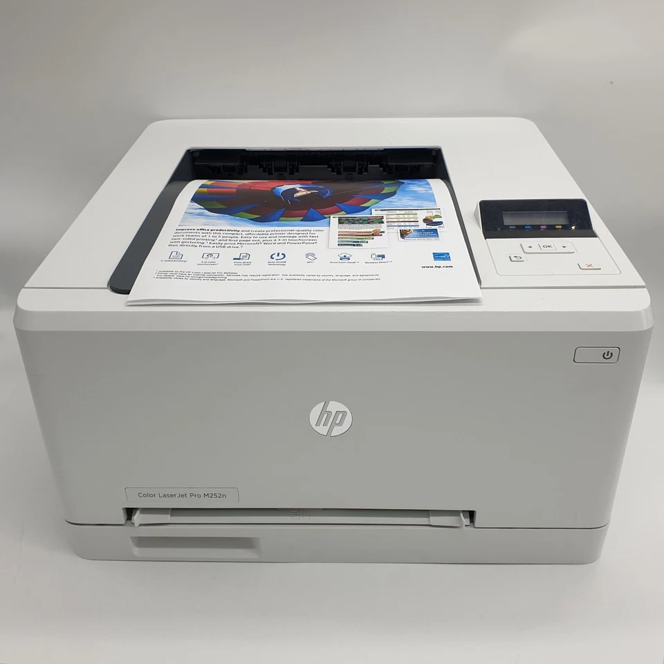 HP Color LaserJet Pro M252n Desktop A4 Farblaserdrucker weiß