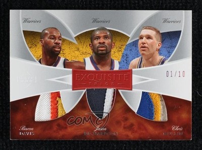 2006-07 Exquisite Collection Trios 1/10 Baron Davis Jason Richardson HOF 0dj8