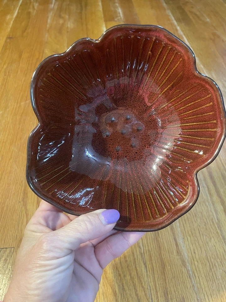 Amapolas pintadas por PFALTZGRAFF cuenco de sopa/cereal Foto 2 de 4