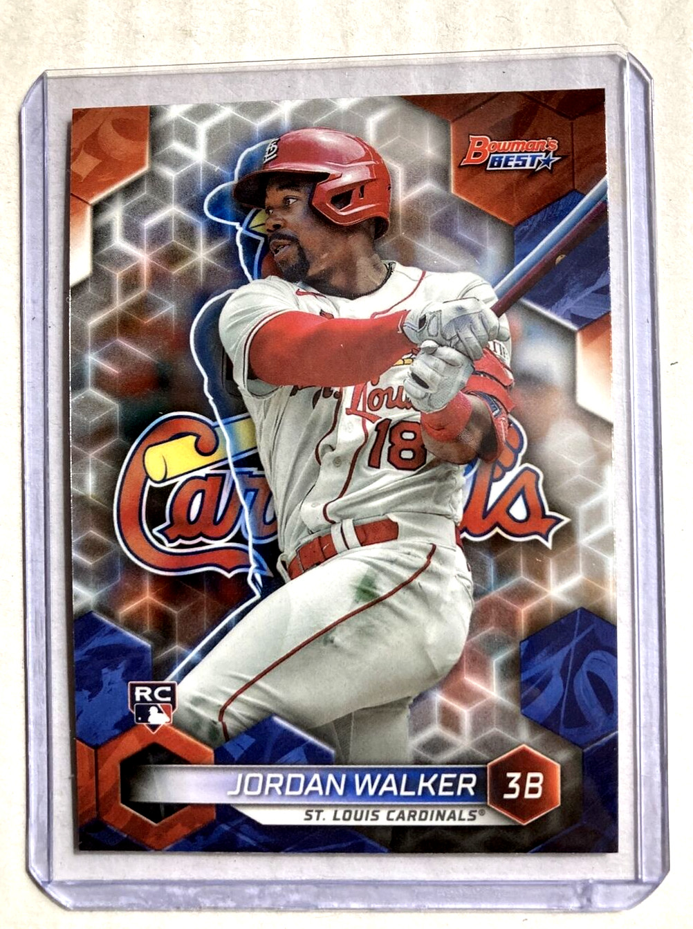 2023 Bowman's Best #65- JORDAN WALKER Rookie RC Card.