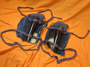 Sode KOTE Haidat Kabuto Japanese Sword Antique menpo yoroi edo shinto Tanto