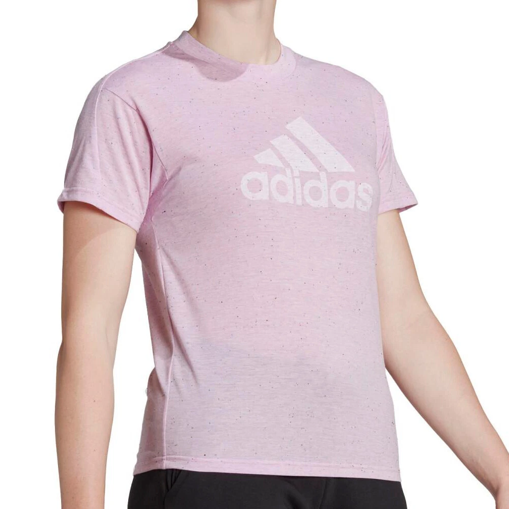 T shirt adidas rose femme cheap