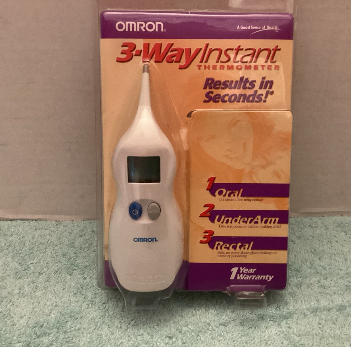 Omron Digital 3 way instant Thermometer Oral - Underarm - Rectal