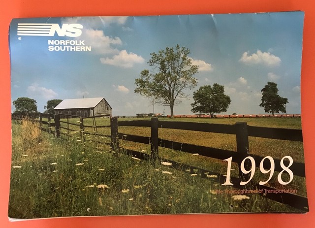 Norfolk Southern Wall Calendars - 1998, 1999, 2000 - New | eBay