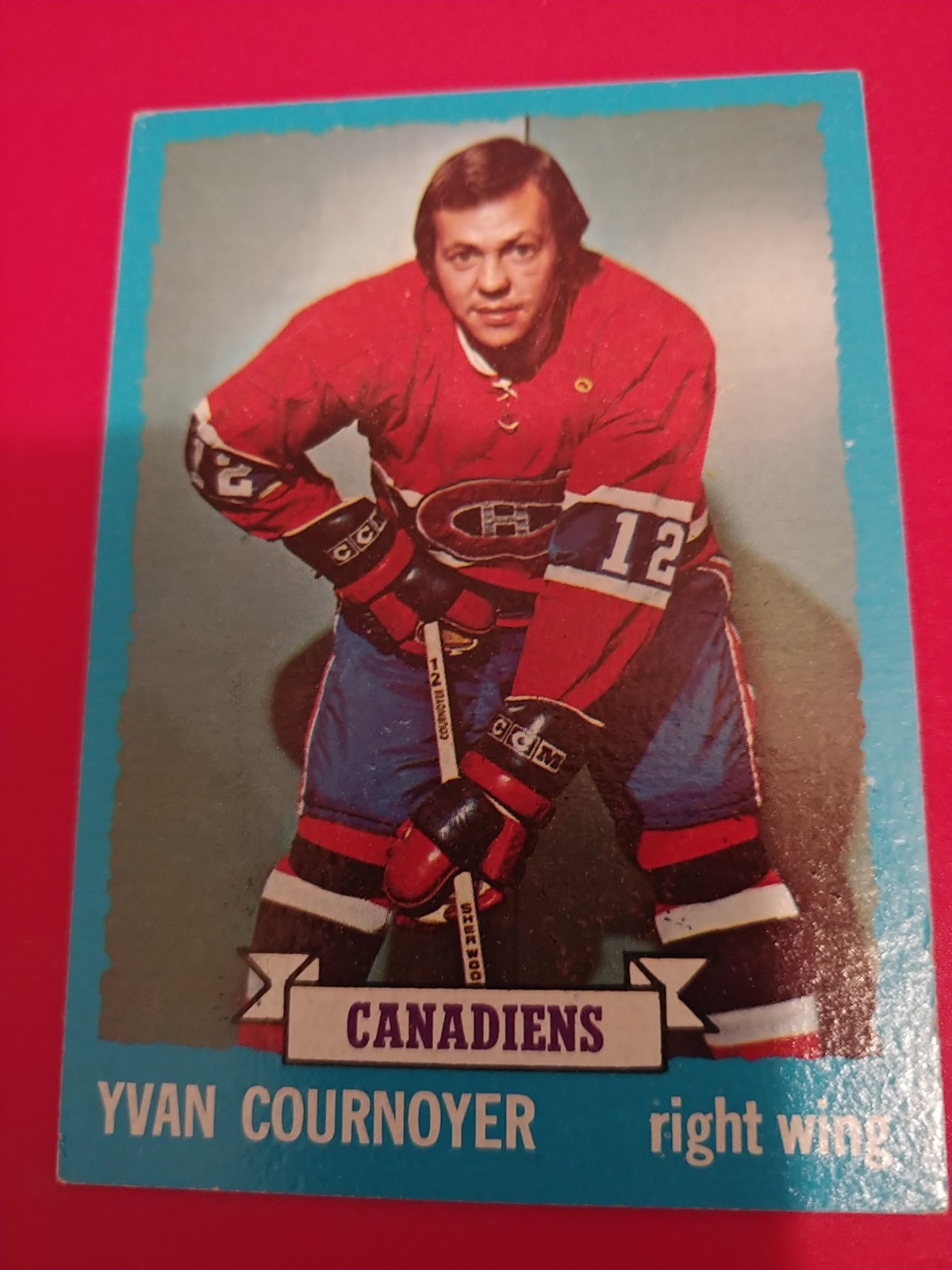 1973-74 Topps Yvan Cournoyer #115 Montreal Canadiens