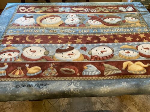 Pupazzo di Neve Coperta Lancio Natalizio "Non c'è Amico Like A Snowbuddy" Teresa Kogut - Foto 2 di 6
