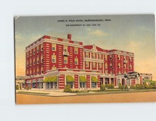 Postcard James K Polk Hotel Murfreesboro Tennessee