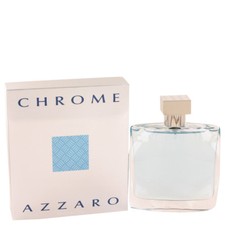 Azzaro Chrome Fragrance 3.4oz Eau De Toilette Spray MSRP 87 NIB