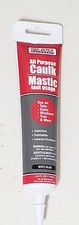 All Purpose Caulk Mastic Silicone Sealant White Tubs Sinks Windows Trim 4.0oz