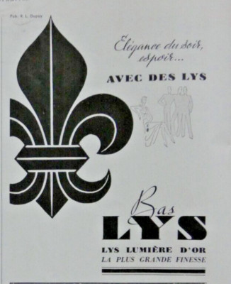 PRESS ADVERTISEMENT 1938 LOW LILIES GOLDEN LIGHT THE GREATEST FINESSE