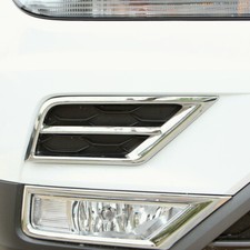 Abs Chrome Accessories Front Fog Light Lamp Cover Trim For Vw Tiguan 2017-2021