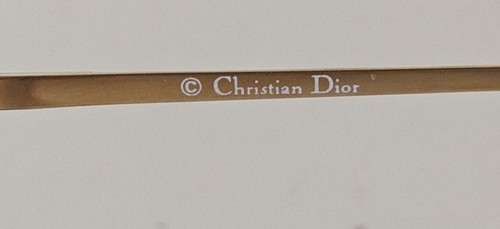 CHRISTIAN DIOR 2861 49 Japan Gold Eyeglass Frames Only Frame 55–14-135 - Picture 5 of 7