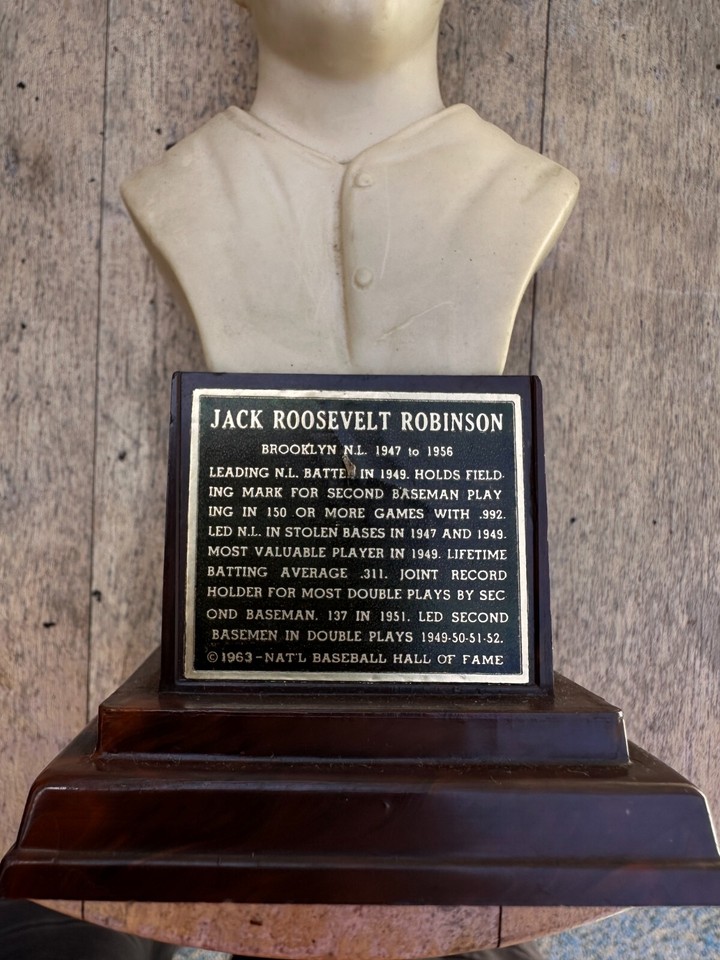 Jackie Robinson 1963 Baseball Hall Of Fame Bust Series 2 Scarce
