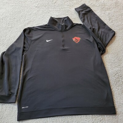 WashU Men's XXL Nike Dri-Fit 1/4 Zip Top Jacket Pullover Shirt Washington  Bears