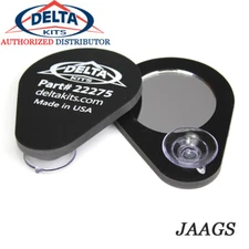 Delta kits Glass Inspection Mirror with 3x Magnification - Made in USA