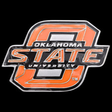 Oklahoma State University NCAA Football Basketball Belt Buckle New Old Stock 