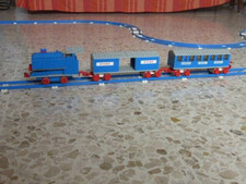 LEGO VINTAGE SET 113-2 TRENO LOCOMOTIVA VAGONI E BINARI 1968