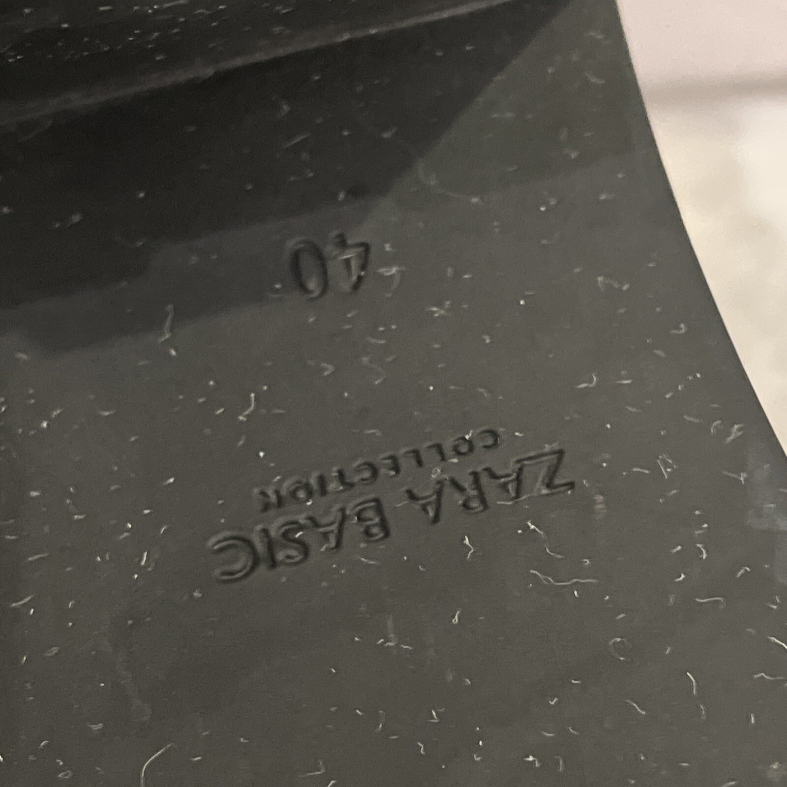 Zara Basic Black Leather Platform Boot Size 40 US… - image 6