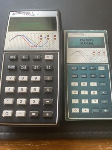 Vintage Kosmos 1 Computer Biorhythm Math  Calculator Japan 1977 WORKING - Picture 1 of 2