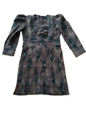 Vintage Amish Mennonite Toddler Girl's Dress 21" Waist Old Colony Pleated