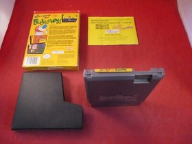 Ren & Stimpy Show: Buckaroo (Nintendo NES) COMPLETE w/ Box manual game WORKS! 