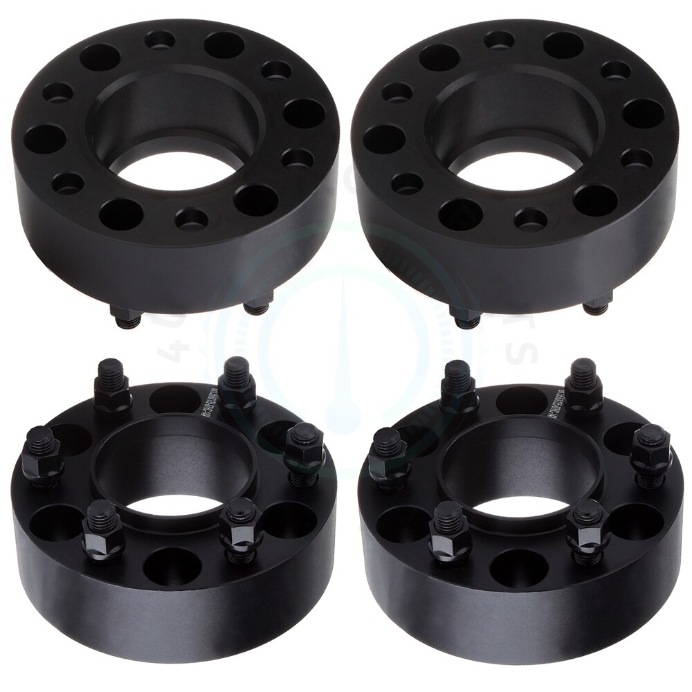 4PCS Wheel Spacers 2" 6x135 14x2 Black Hub Centric For 20042014 Ford F