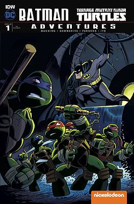 Batman TMNT Adventures #1 1:10 Hilary Barta Variant DC IDW 1st print NM