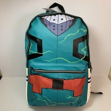 My Hero Academia  Deku  Glow Cosplay 18" Full Size School Backpack Loungefly NWT
