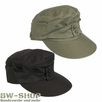 BUNDESWEHR MOLESKIN BERGMÜTZE OLIV & SCHWARZ NEU BW MÜTZE CAP FELDMÜTZE 56-61