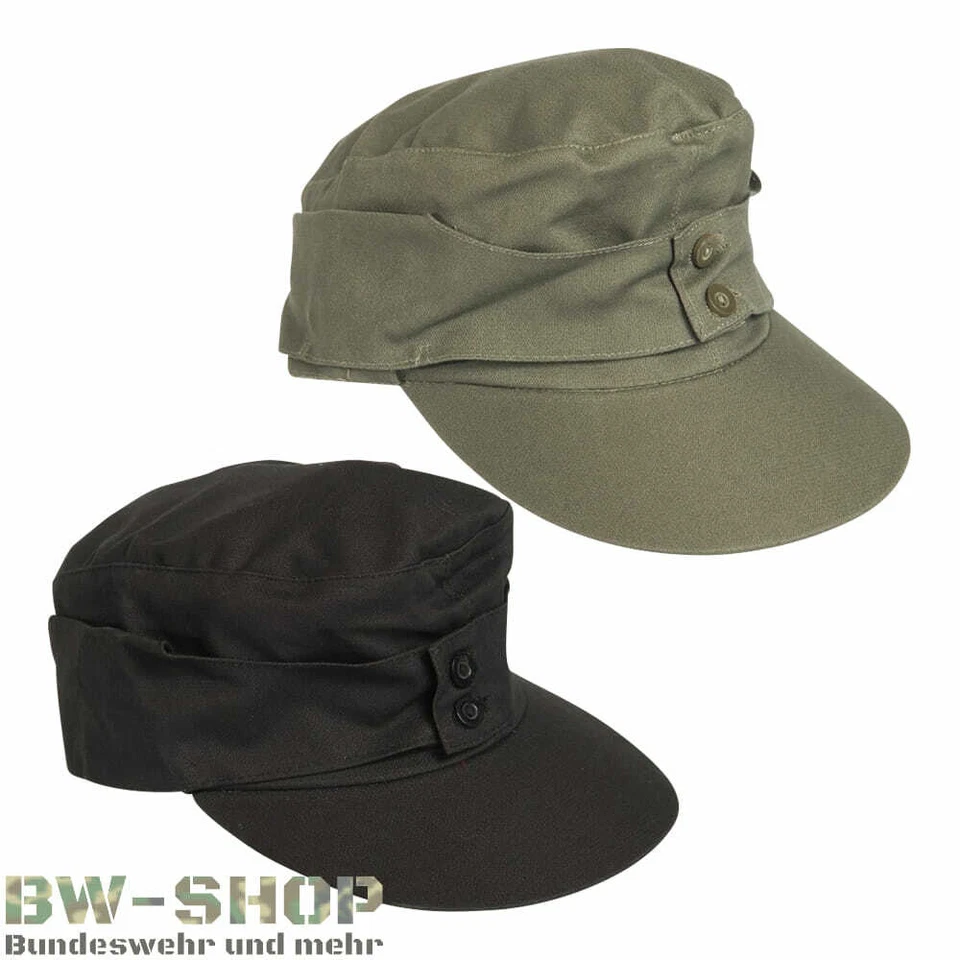 BUNDESWEHR MOLESKIN BERGMÜTZE OLIV & SCHWARZ NEU BW MÜTZE CAP FELDMÜTZE 56-61