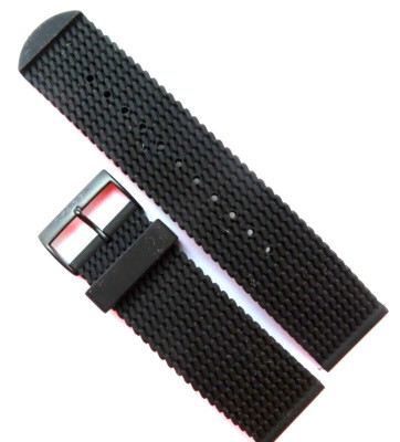 Uhrband SILIKON SKAGEN original SKT3001 Schwarz watch strap 22 mm HYBRID HR