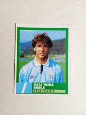 FIGURINA E' IL CALCIO 92/93 VALLARDI LAZIO RIEDLE n 165 CON VELINA