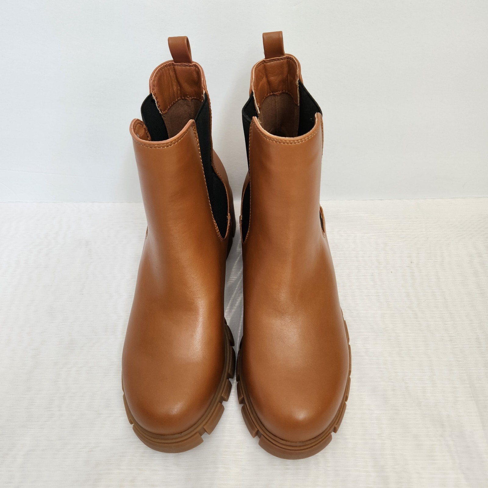 SAOLA Stivaletti Chelsea Madden ragazza donna 9 5 m Tessa suola cognac strappo grossa Y2K