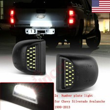 2 Pcs Led License Plate Light Assembly For Chevy Silverado Gmc Sierra Cadillac 2 Pcs Led License Plate Light Assembly For Chevy Silverado Gmc Sierra Cadillac
