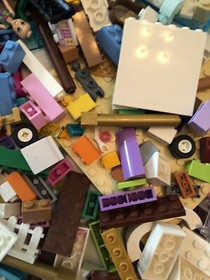 2 Lb Bulk Lot Of Lego Friends Bricks Baseplates Accessories Studs Lot #7