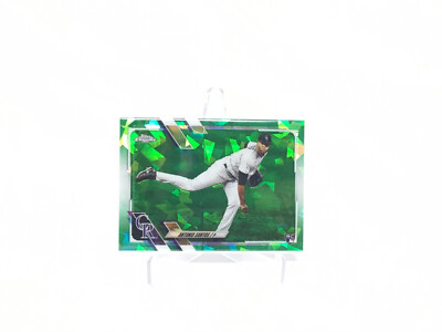 ANTONIO SANTOS 2021 Topps Chrome Sapphire RC Green 26/50 ROCKIES US85
