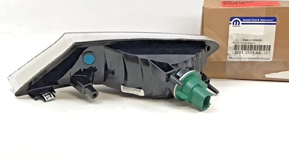 Jeep Liberty 2009-2012 conjunto de lámpara giratoria delantera para pasajero derecho nuevo OEM Foto 4 de 4