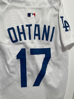 MLB Dodgers OHTANI 17 ペット用ジャケット Mサイズ Large Pets First MLB Los Angeles Dodgers Dog Jersey White Shohei