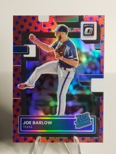 2022 Panini Donruss Optic Rated Liberty Prizm /25 Joe Barlow Rookie Rangers RC