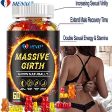 Male Enhancing Gummies Boost Stamina Performance Penis Bigger Grow Longer Girth