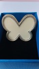Cream Enamel Butterfly Adjustable Statement Ring SIZE 6 + UP!! — photo 3