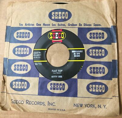 Kitty Dee TEEN BOPPER 45 Single 10'' 45 RPM VG+++ Flexi-Disc SEECO Erstpressung