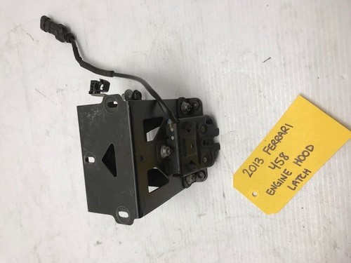 13 FERRARI 458 ITALIA REAR ENGINE LID LATCH WITH BRACKET 10 11 12 14 15 - Picture 8 of 11