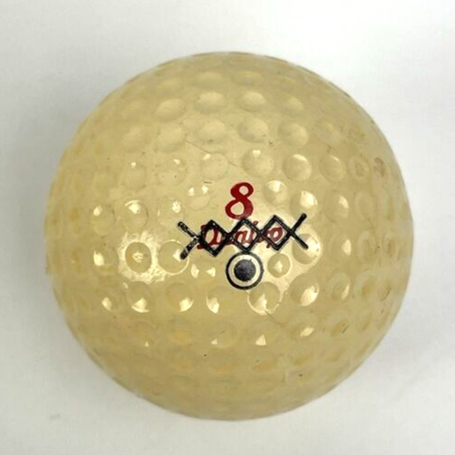 Rare VINTAGE DUNLOP #8 MAXFLI BLACK DOT XXXX OUT GOLF BALL - LOOK