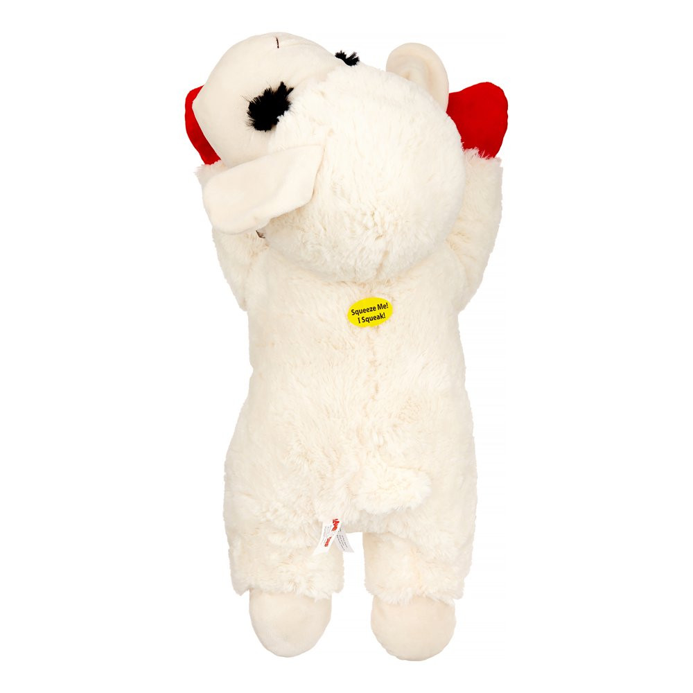 Lamb Chop Plush Dog Toy, Squeaker Inside, Jumbo Size, 24 Inches